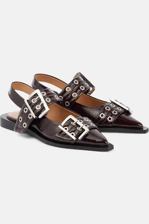 Ganni Slingback flats