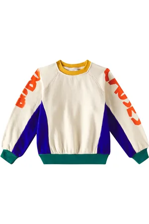 Bobo Choses Colorblocked cotton jersey sweatshirt