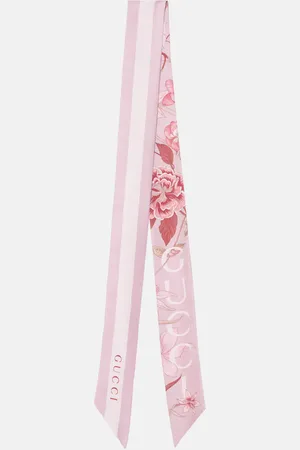 Gucci Floral silk scarf