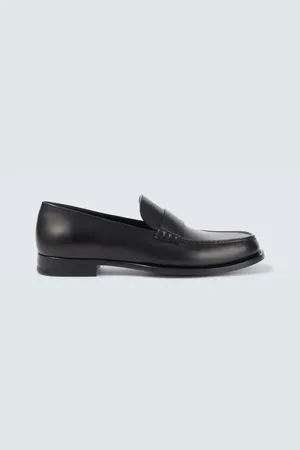 The Row Novus leather loafers