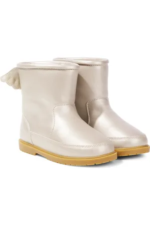 Donsje Angela metallic leather boots