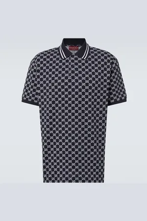 Gucci GG cotton piquet jacquard polo shirt