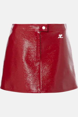 Courrèges CourrÃ¨ges Reedition vinyl miniskirt