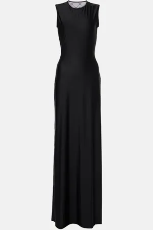 Marine Serre Draped jersey maxi dress