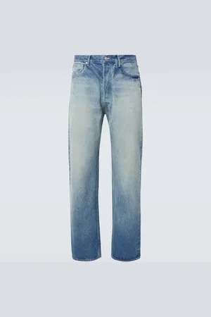 Auralee Faded wide-leg jeans