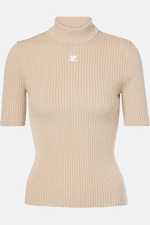 Courrèges CourrÃ¨ges Reedition ribbed-knit top