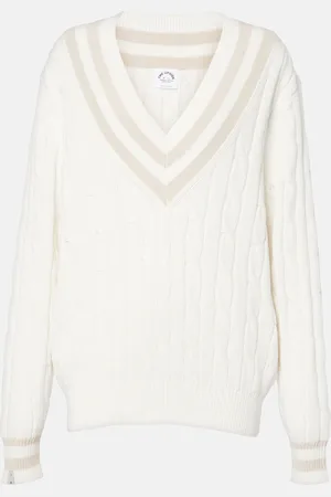 The Upside Louie cable-knit cotton sweater