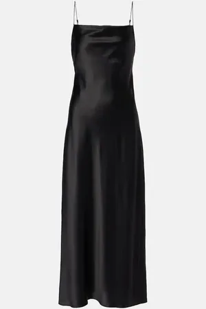 Dorothee Schumacher Sense Of Shine draped silk-blend slip dress
