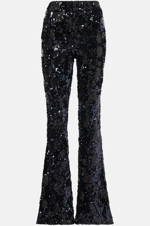 Dorothee Schumacher Sequin high-rise flare pants