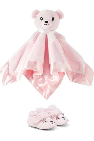 UGG Baby Bixbee and Lovey blanket and booties set