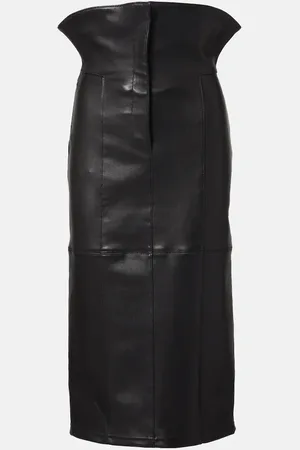 Alexander McQueen Leather pencil skirt
