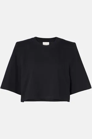 Isabel Marant Zaely cropped cotton jersey T-shirt