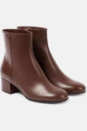 Gianvito Rossi Joelle leather ankle boots