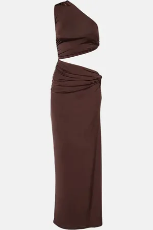 Jade Swim Yana cutout one-shoulder maxi dress