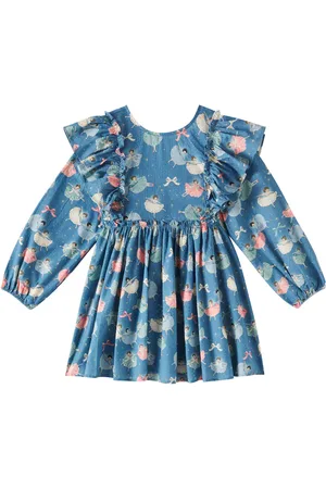 Konges Sløjd Konges SlÃ¸jd Evia bow-detail printed cotton dress