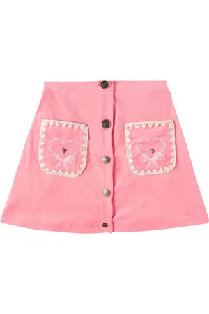 Konges Sløjd Konges SlÃ¸jd Lucky embroidered cotton skirt
