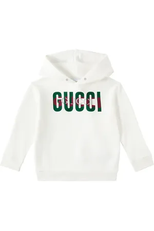 Gucci Logo cotton jersey hoodie