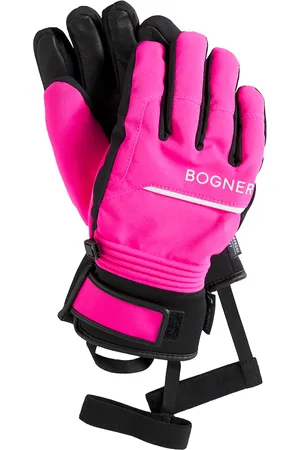 Bogner Leather-trimmed gloves
