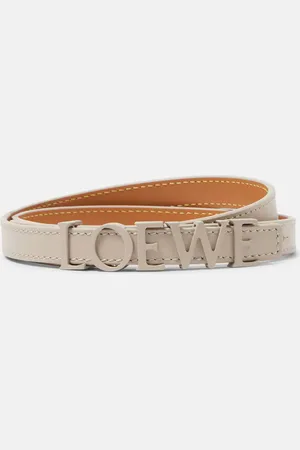 Loewe Logo leather belt