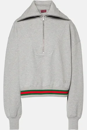Gucci Web cotton jersey sweatshirt
