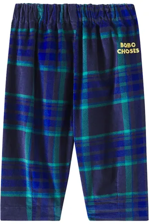 Bobo Choses Baby plaid cotton pants