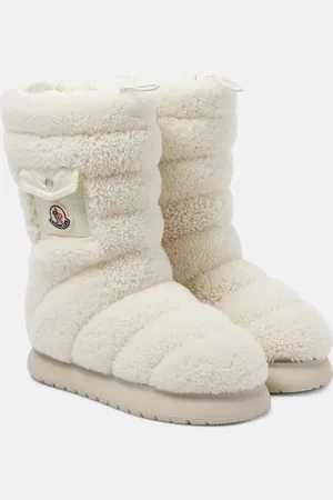 Moncler Gaia shearling snow boots