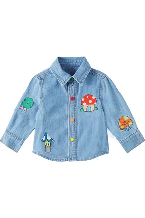 Stella McCartney Baby embroidered denim shirt