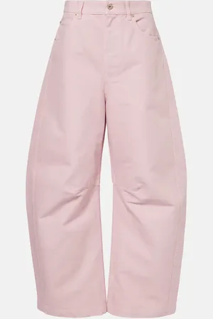 Loewe Cotton barrel-leg pants