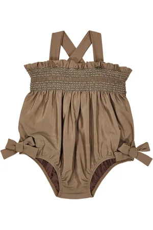 Donsje Baby Xori shirred swimsuit