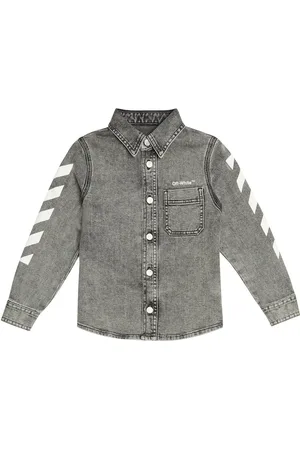 OFF-WHITE Printed denim shirt