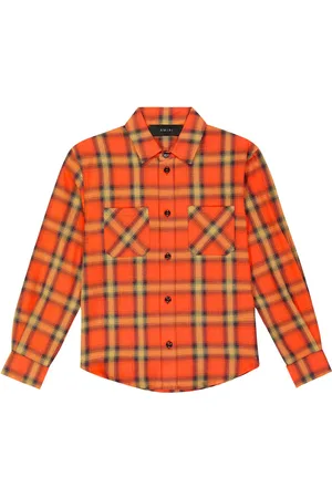 AMIRI Embroidered flannel shirt