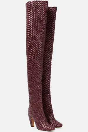 Bottega Veneta Canalazzo leather over-the-knee boots