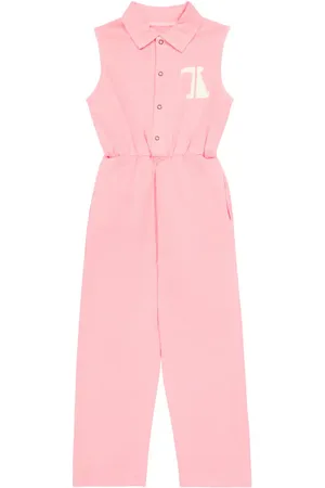 The Animals Observatory Grasshoper printed cotton jumpsuit