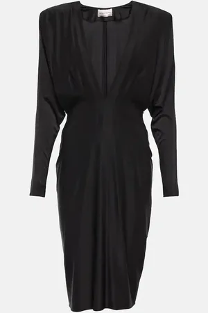 ALEXANDRE VAUTHIER Satin midi dress