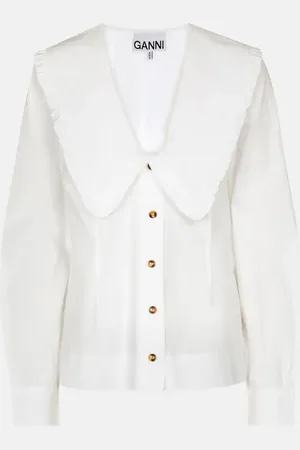 Ganni Cotton-poplin shirt