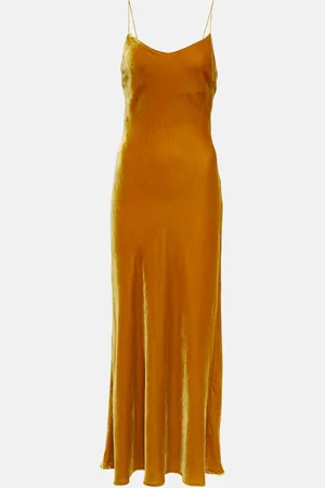ASCENO Lyon velvet maxi dress