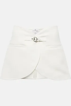 Courrèges CourrÃ¨ges Ellipse twill miniskirt