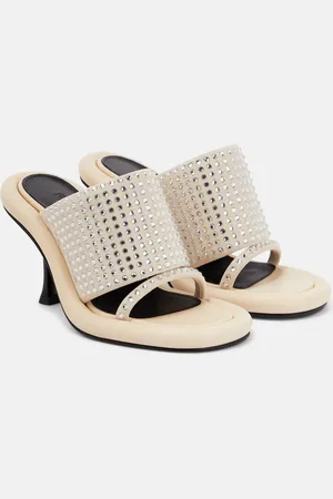 J.W.Anderson Bumper Tube embellished leather sandals