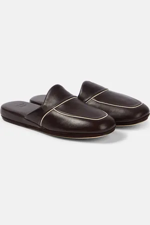 The Row Beck leather mules