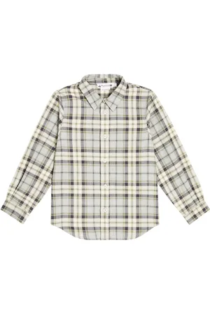 BONPOINT Daho checked cotton shirt