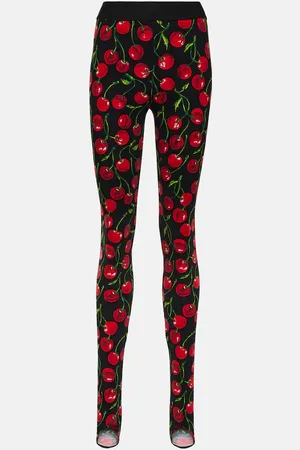 Dolce & Gabbana Cherry jersey leggings