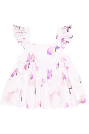 MORLEY Sky floral cotton dress