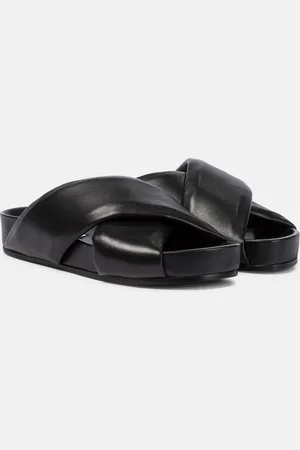 Jil Sander Quilted leather sandals