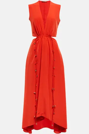 Altuzarra V-neck midi dress