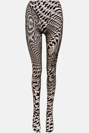 MUGLER Printed tights