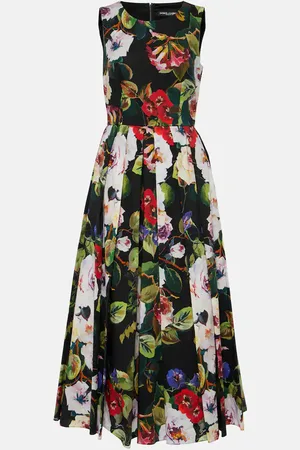 Dolce & Gabbana Floral cotton midi dress