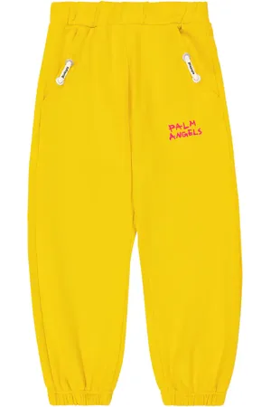 Palm Angels Logo cotton jersey sweatpants