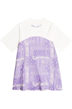Palm Angels Astro Paisley cotton dress