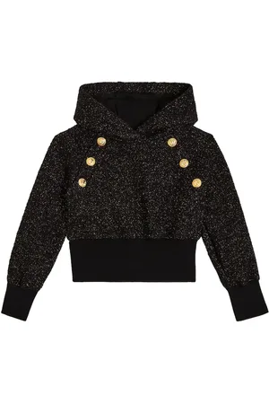 Balmain Cotton and wool-blend hoodie