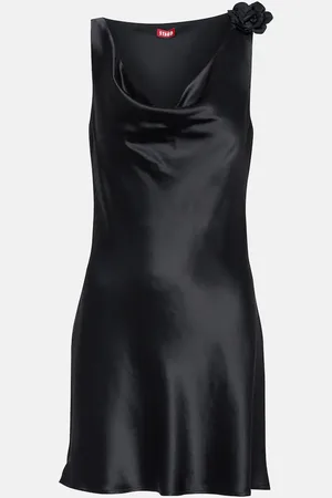 Staud Floral appliquÃ© minidress